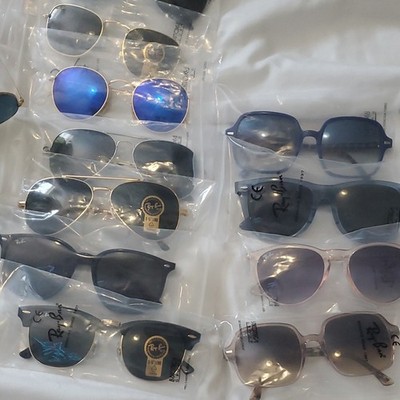 Ray-Ban Mixed Lot Sunglasses Women Mirrored UV400 Metal/Plastic Multicolor