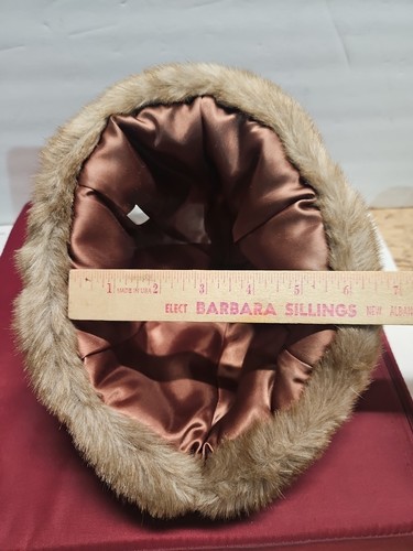 Cappello visone biondo taglia med vintage anni 60 usato (JA) - Foto 7 di 9