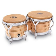 Bongo Latin Percussion Generation II LP201 with Traditional Rims Trommel Percuss