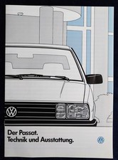 VW Passat Typ 32 B 32B. Prospekt 1.1987  Tech...