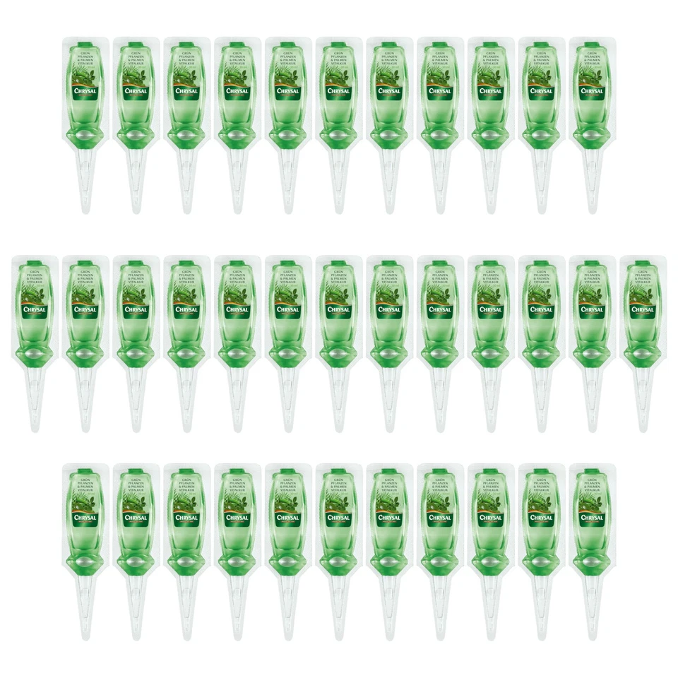 Chrysal Grünpflanzen und Palmen Vitalkur 35x 30 ml anwendungsfertiger Dünger