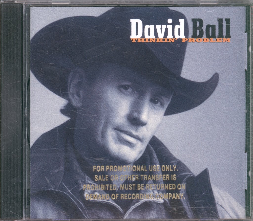 David Ball (Country) Thinkin' Problem CD USA Warner Bros. 1994 CD. Has promo