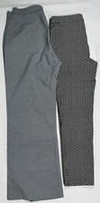2 Pairs Of Pants Size 12 Preview/Atoms & Here   Fabric Blend Straight Leg BNWT