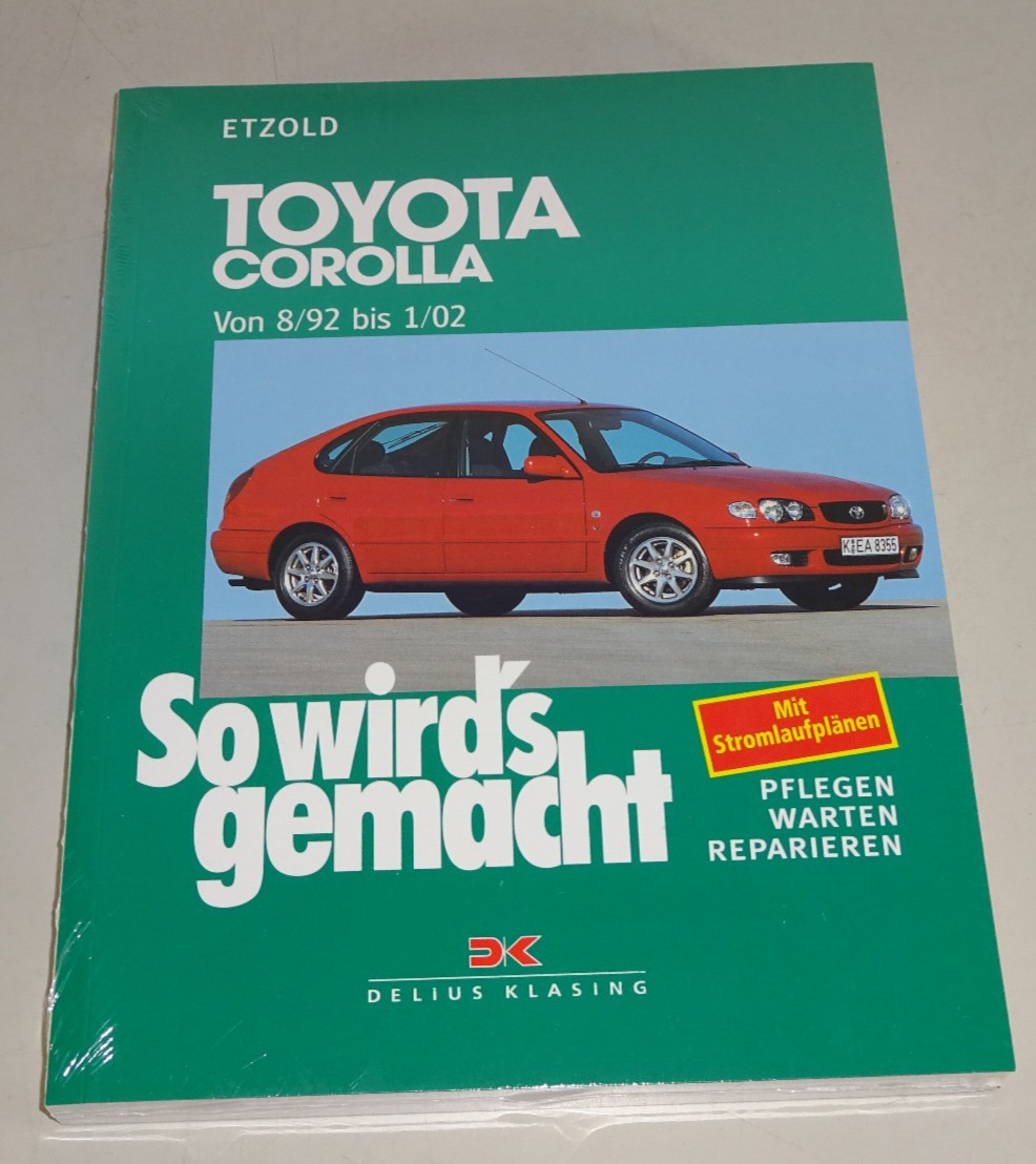 Repair Manual Handbook Toyota Corolla 1992-2002 (Paperback)