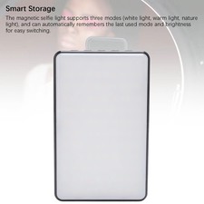 Magnetic Selfie Light Portable Rechargeable with 1/4 Thread Port 120 Beads Fill