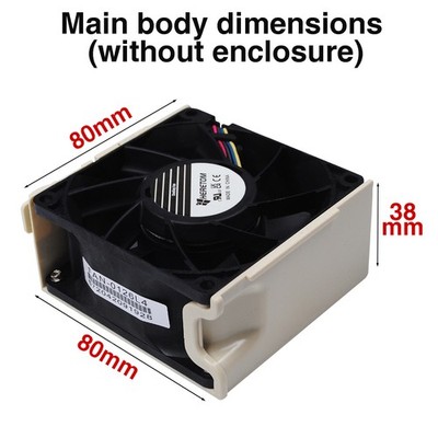 SuperMicro Nidec UltraFlo FAN-0126L4 Hot-Swappable 4-Pin 7000 RPM Fan 80mm