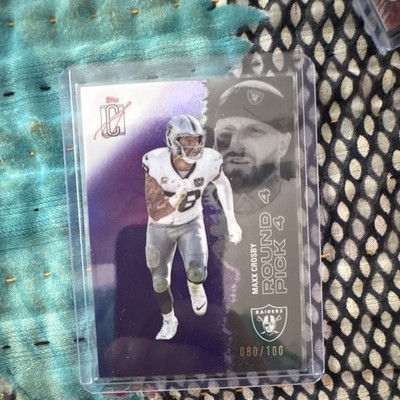 Topps 2025 Signature Class Round Pick 4 #83 Maxx Crosby Raiders Serial /100