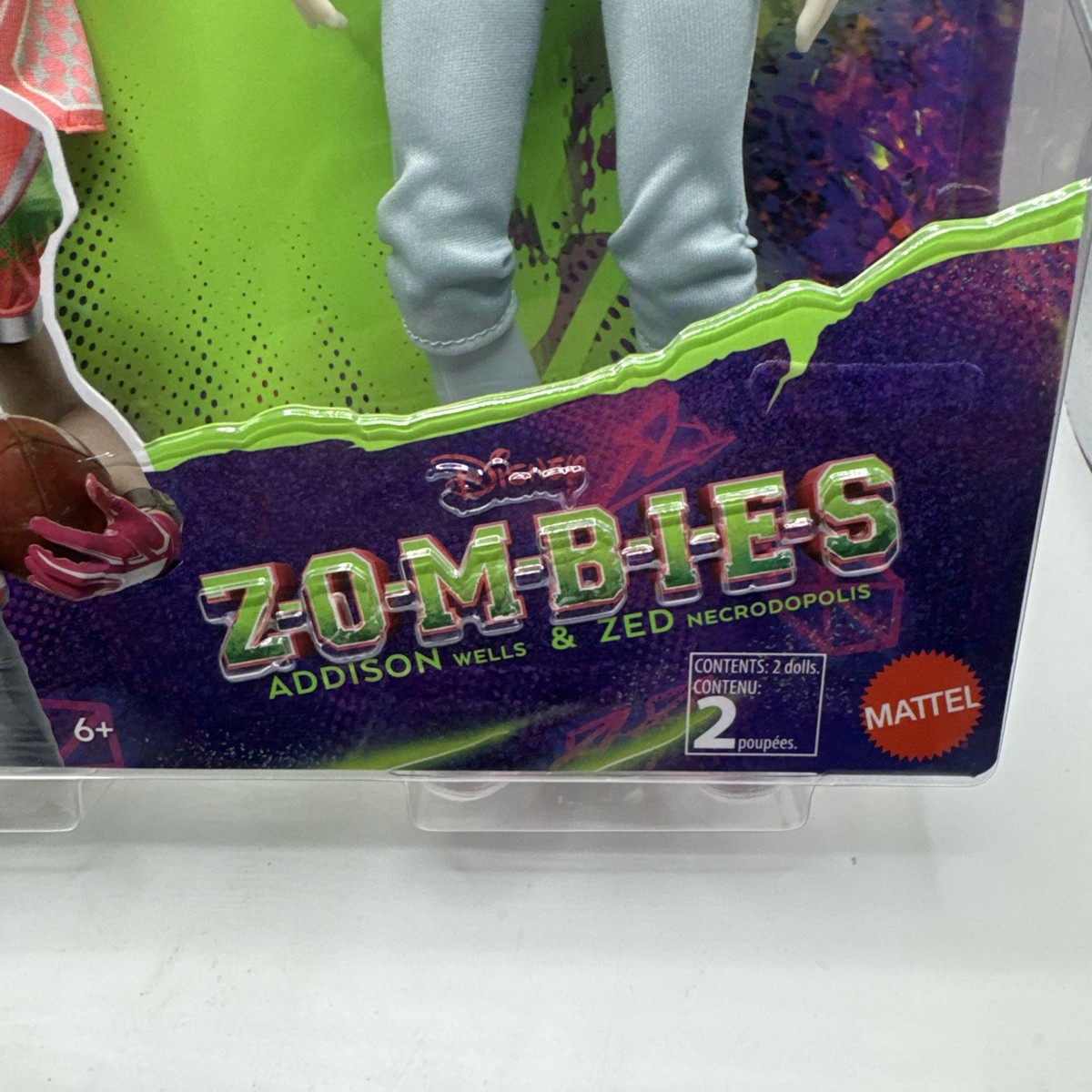 Disney Zombies 2-Pack Addison Cheerleader and Zed Football Player