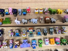 Minecraft 145 Collectible Mini Figures Mixed Lot Alex Creeper Panda Steve Greek