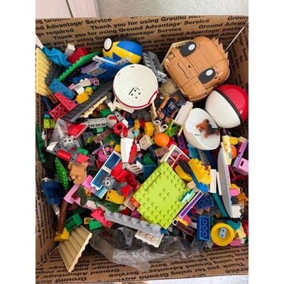 14lb Bulk Building Bricks Lot LEGO Mega Bloks Pokemon MOSTLY UNBRANDED