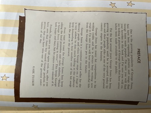George Jones Signed Folio Of Hits Scrapbook Program JSA COA - Picture 8 of 11