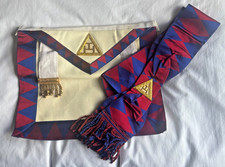 Vintage Royal Arch Companion Apron and Sash