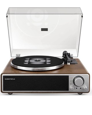 Qlearsoul ONE-Q Vinyl Bluetooth 5.4 HiFi Turntable New OpenBox Upgraded Headshel