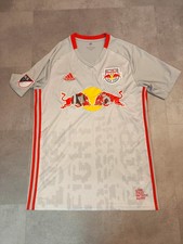 New York Red Bulls Trikot (Größe L, Adidas, Grau, Heim, 2019)