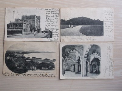 Perlenmoschee, Agra - Banyanbaum, Kalkutta - Malabat Hill, Bombay - Ballard Pier