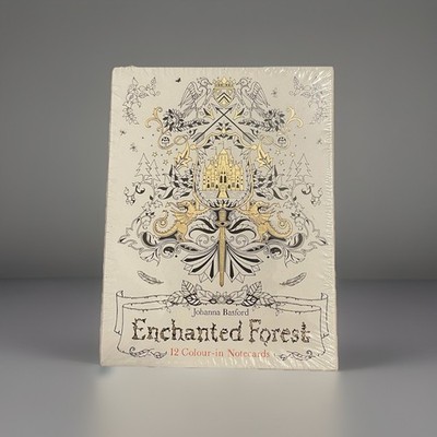Enchanted Forest - colour-in notecards