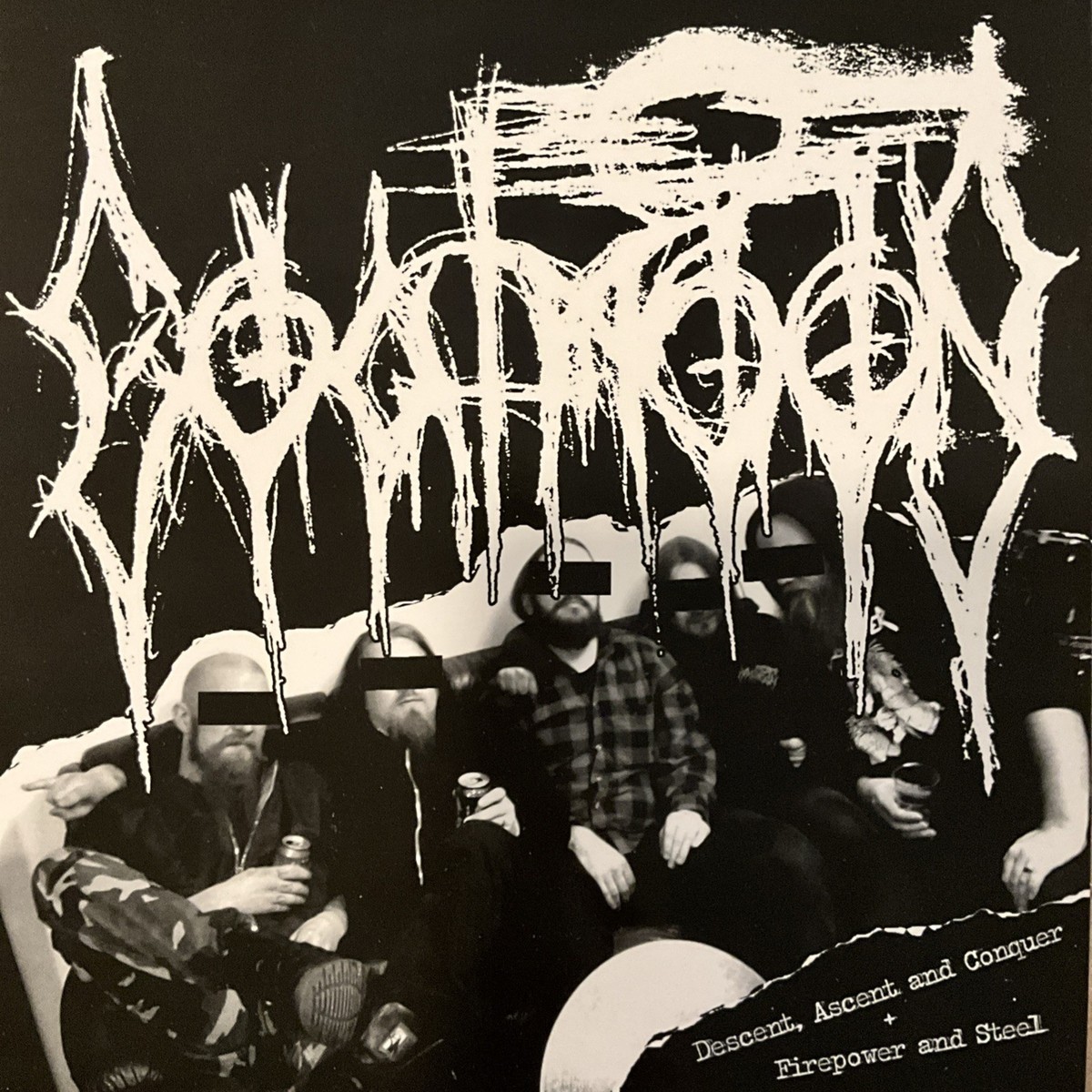 Goatmoon / Godless North - Split 7” EP 2013 Darker Than Black