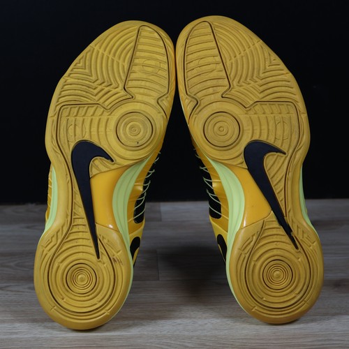 Scarpe Nike Hyperdunk Uomo Taglia 13 Giallo Nero 2012 Basket Lunar 554671-700 - Foto 5 di 8