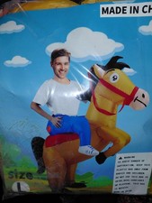 Disfraz de paseo a caballo adulto talla grande
