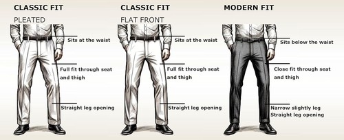 Pantalone elegante uomo vestibilità classica vita flessibile piatto davanti, comodo, capiente - Foto 5 di 42