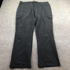 Kuhl Pants Womens 22 Short Black Cargo Microfiber Relaxed Outdoor Travel Hiking