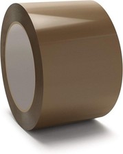 Tan Carton Sealing Packing Tape Box Shipping - 3 inches x 110yd x 2mil