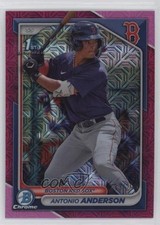 2024 Bowman Mega Box Fuchsia Mojo Refractor /299 Antonio Anderson #BCP-20 11s9