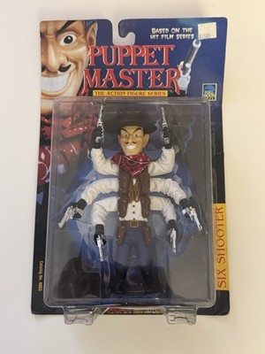 Puppet Master Six Shooter Action Figure 1997 MOC Full Moon Toys White Shirt-NEW!