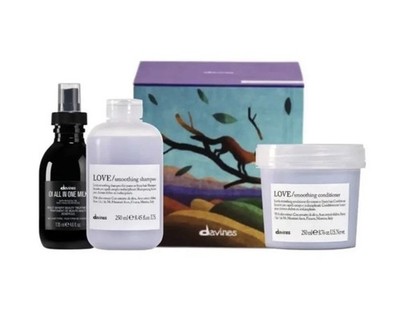 Davines LOVE Holiday Gift Set Shampoo-Conditioner-All In One Milk