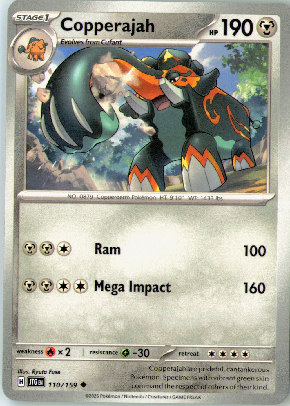 Copperajah [JTG - 110/159] NM