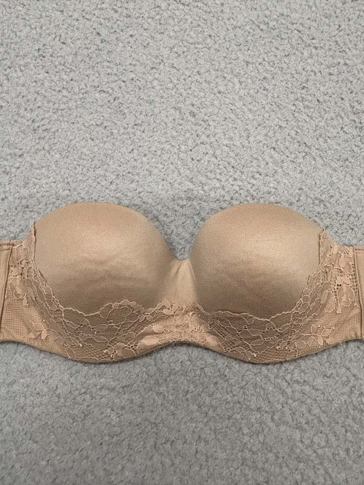 Victoria Secret Bra 34B T-Shirt Bra Body By Victoria Lined Strapless