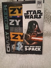 New Star Wars Crazy Boxer Mens Boxer Briefs size Medium
