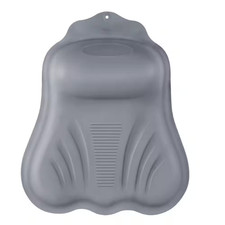 1-Pack Inflatable Silicone Bath Pillow with Airbag, 34 Suction Cups, Supports He