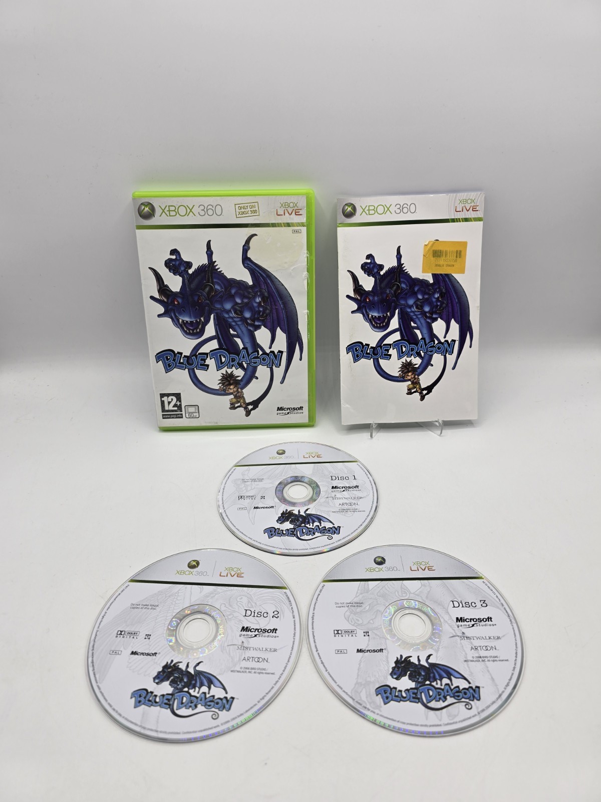 Blue Dragon - Xbox 360 - Complete With Manual And All 3 Discs - PAL VGC