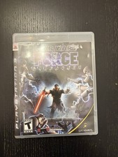 Star Wars The Force Unleashed PS3 Game Case LucasArts