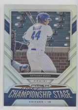 2021 Panini Prizm Championship Stage Silver Prizm Anthony Rizzo #CS8 10qk