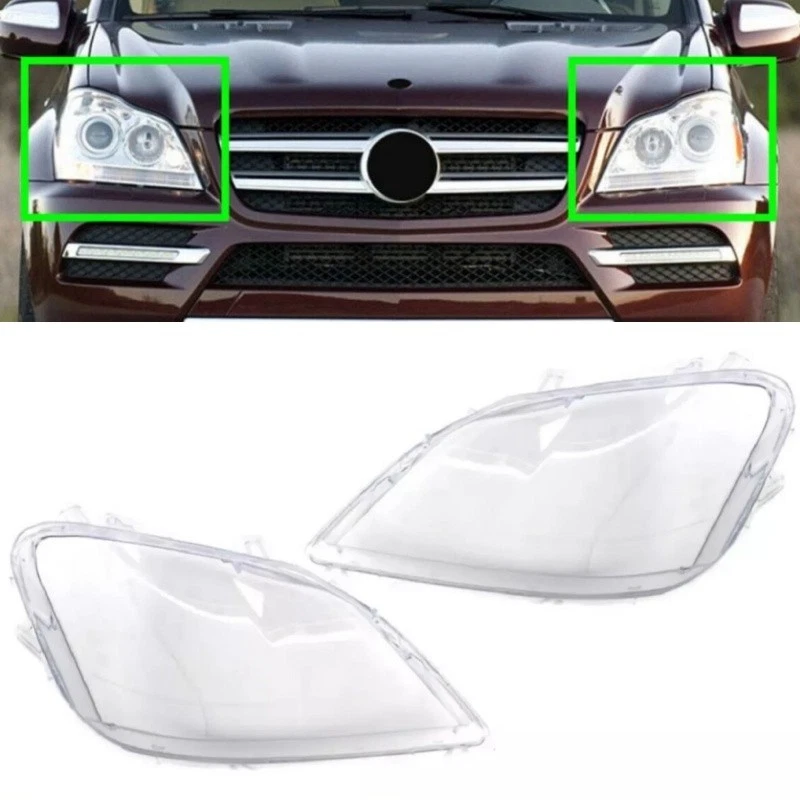 For Mercedes-Benz GL450 GL500 GL550 X164 07-12 Headlight Lens Headlamp Cover - Изображение 4 из 4