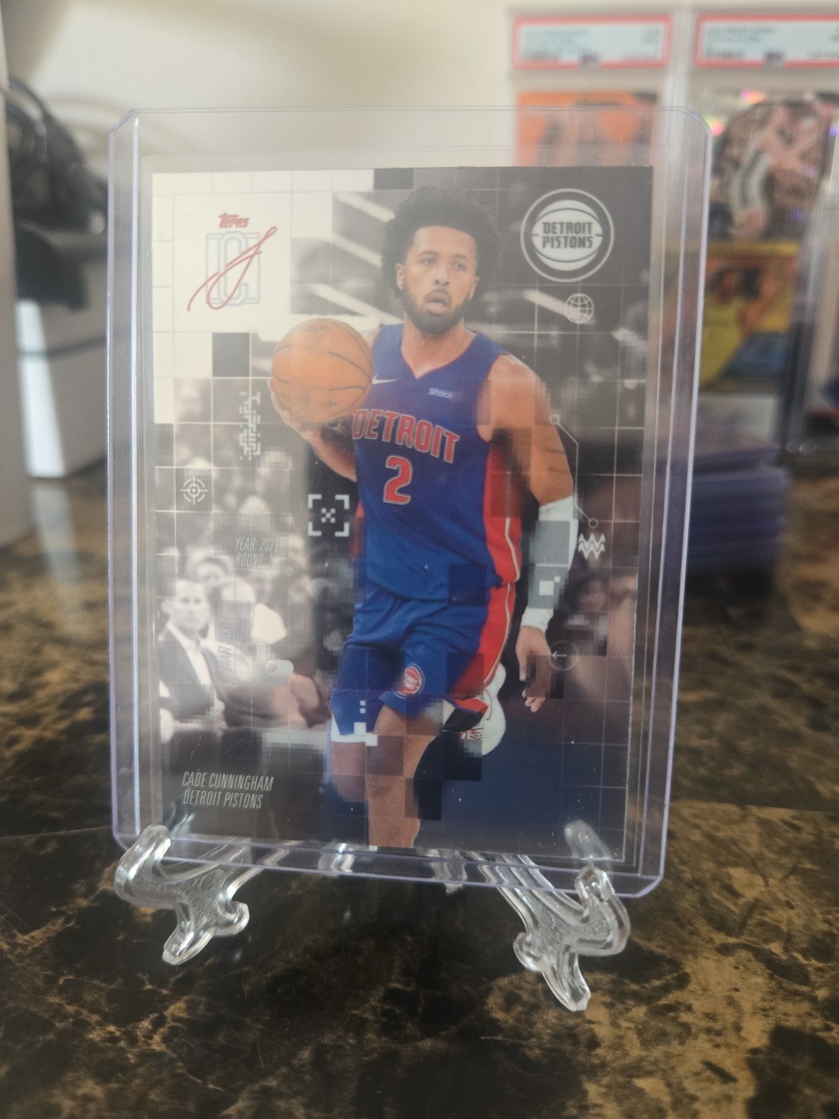 2025-26 Topps Signature Class After Image Cade Cunningham #AF-22 DET Pistons