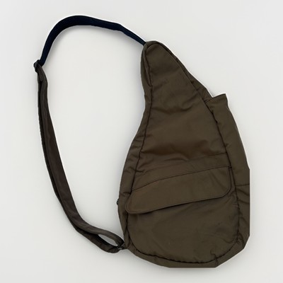AmeriBag Healthy Back Brown Nylon Sling Bag Backpack Hiking Outdoor Travel Ameribag Healthy Back Bag Brown/Taupe Nylon | Mercari main image 4