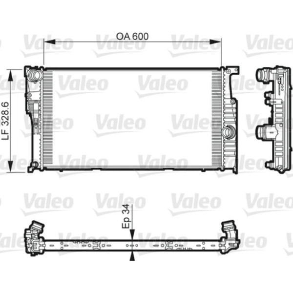 KüHler MotorküHlung Valeo 735612 FüR BMW 4Er-image
