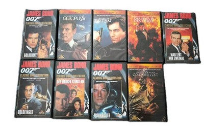 VHS Videokassetten James Bond 007 Collection versch. Titel / Kinofilme Agenten