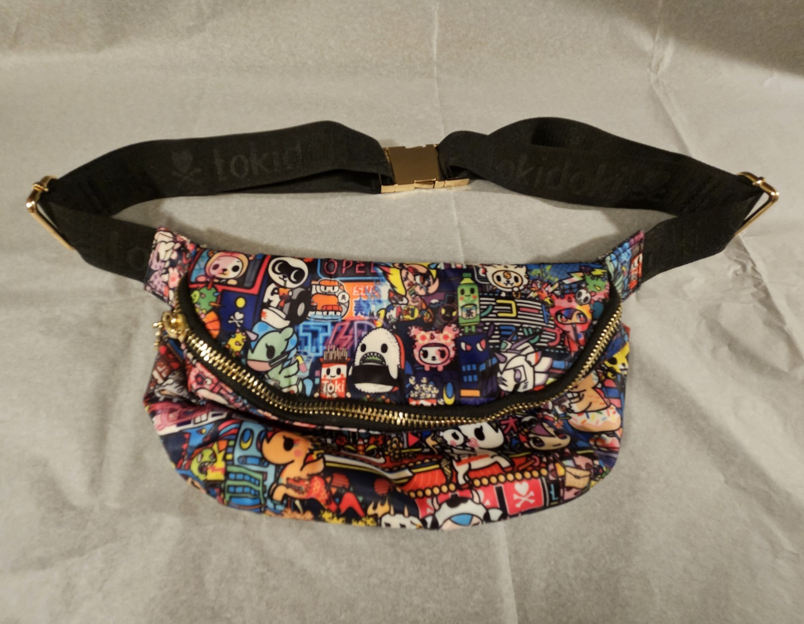 Tokidoki Midnight Metropolis Fanny Pack Belt Bag Size Small