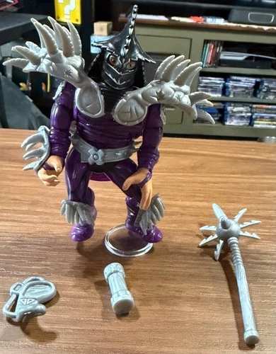 1991 SUPER SHREDDER Vtg TMNT Figure Near Complete