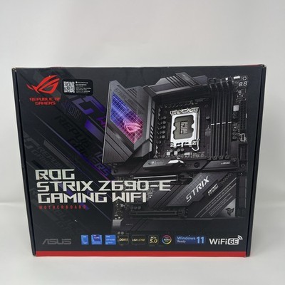 ASUS ROG Strix Z690-E Gaming Desktop Motherboard WiFi 6E LGA 1700 DDR5 ATX