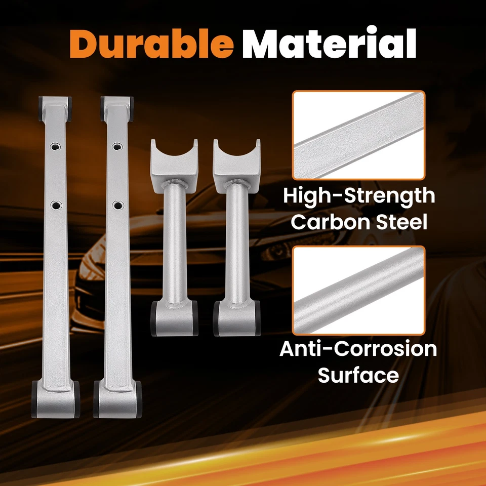 Rear Upper Lower Control Arm for GM B-Body 1978-1996 Chevrolet Caprice Impala SS - Image 2 of 4