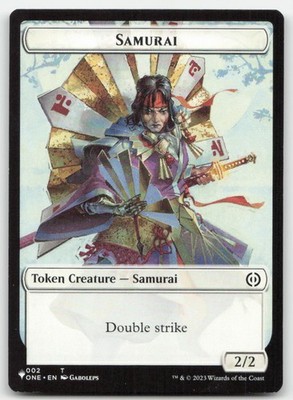 Samurai // Clue Double-Sided Token 2-40 PLST The List Reprints Magic MTG NM