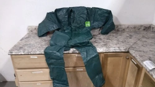 Alphatech GR40-T-92-122-02 6 Pk Size S Green Chemical Resistant Coveralls image 9