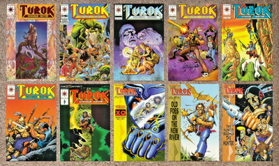 Turok Dinosaur Hunter Lot (10) #1 2 4 5 7 9 16 19 21 Valiant Comics 90s