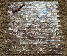 11PCS natural strip symphony colorful shell mosaic tile mother of pearl kitchen