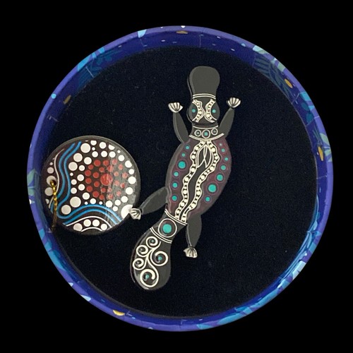 Nuevo Broche Firstwilder Melanie Hava The Ornitorrinco Gugula 2022 Arte Indígena en Caja - Imagen 3 de 12